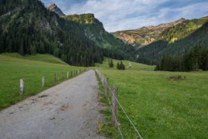 way, street, mountains, summits, Naafkopf, head of the valley way, street, mountains, summits, Naafkopf, head of the valley
